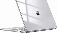 Fintie Case for 15 Inch Microsoft Surface Laptop 5 4 3 with Metal Keyboard (Model: 1872/1873/1953/1979) - Protective Slim Snap On Hard Shell Cover, Crystal Clear