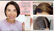 How To Color Grays At Home With One N' Only Argan Oil Hair Dye | Color 5NN