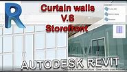 How to customize Curtain wall & Storefront (With Placing Customized Glass Doors & Mullions) in Revit