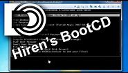 Windows Password Recovery with Hiren's BootCD