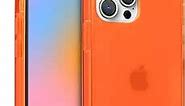 FELONY CASE - iPhone 11 Pro Neon Orange Clear Protective Case, TPU and Polycarbonate Shock-Absorbing Bright Cover - Crack Proof with a Gloss Finish - Full iPhone Protection