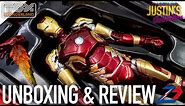 Iron Man MK43 Avengers Age of Ultron ZD Toys 1/10 Scale Figure Unboxing & Review