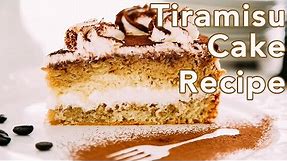 How To Make Easy Tiramisu Cake Recipe - Natasha's Kitchen