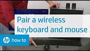 Pair a Wireless Keyboard and Mouse with an HP Computer | HP Computers | HP Support