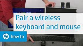 Pair a Wireless Keyboard and Mouse with an HP Computer | HP Computers | HP Support