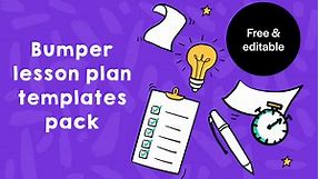 Lesson plan template – Best downloads and advice for UK teachers