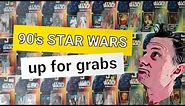 Star Wars 90's carded action figures all for sale