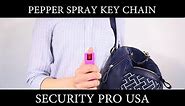 SecPro Pink Pepper Spray 0.5 Key Chain unit 10% Level III Ballistic Stream 2M (SHU)