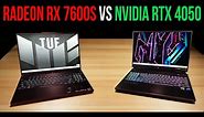 AMD Radeon RX 7600S vs Nvidia RTX 4050 Benchmark Battle! Asus TUF A16 vs Acer Predator Neo 16