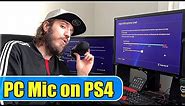 How to USE ANY PC MIC or HEADSET on PS4 | (Live Streaming Tips) (Remote Play Tutorial)