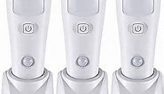 Enhon 4 in 1 LED Rechargeable Plug in Flashlights, 3 Pack LED Emergency Lights for Home Power Failure, Plug in Power Outage Light, Power Failure Light with Motion Detection (White)