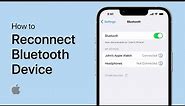 How To “Unforget” A Bluetooth Device on iPhone (Reconnect)