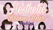 ♡꒰ 5+ aesthetic brown hair roblox avatar ♡꒰ [cool hair]
