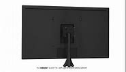 TechOrbits Portable TV Floor Stand for Samsung 55" and 65" Q7CN Q7FN Q8C Q85R Q9F Q9FN Q90R Q900 Q950R LS03 LS03R - TV Legs Artistic Tripod Easel