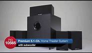 Monoprice Premium 5.1 Surround Sound Home Theater with Subwoofer