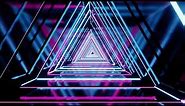 VJ LOOPS NEON - Abstract Background Video 4k - vj loop 4k - Colorful Triangle Background - hd