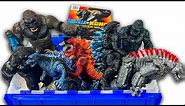 GIANT Godzilla and King Kong Collection! New Godzilla vs Kong, Skull Island, Rampage Monsters!