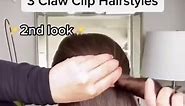 Mini Claw Clip Hairstyles #clawcliphairstyles #clawcliptutorial #hairtutorial #learnontitkok #tiktokpartner #trendyhair #viral #fyp