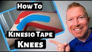 How To KT Tape A Knee │ Easy Guide To Kinesio Taping Knees