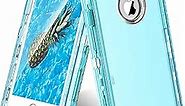 ORIbox Crystal Blue iPhone 7/8 Plus Case - Heavy Duty Shockproof TPU & Polycarbonate