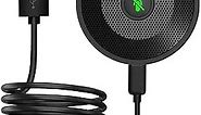 USB Conference Microphone - 360° Omnidirectional Stereo/One-Key Mute/Plug & Play - Compatible Mac OS/Windows for Zoom/Skype, Video Meeting, Gaming, Chatting (Conference Mic)