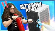 NZXT On Trial: H1 V2 Fire Testing, Mini-ITX Case Review, & Thermals