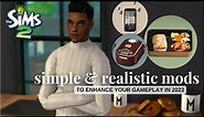 realistic simple mods you NEED to have! | Sims 2 CC Finds #sims2