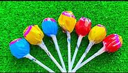 🍭 Learn Colors with Lollipops and Sweets. Yummy Rainbow Lollipops ASMR