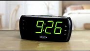 Jensen JCR-208 AM/FM Alarm Clock Radio