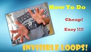 How To Make Invisible Elastic Loops! CHEAP WAY !