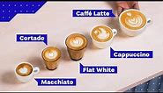 All Espresso Drinks Explained: Cappuccino vs Latte vs Flat White and more!