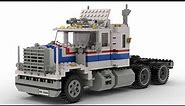 LEGO ® Model Team 5580 Highway Rig #bricklinkstudio rendering