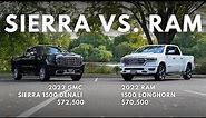 GMC Sierra 1500 vs Ram 1500 // Luxury Pickup Comparison