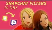 How to get Snapchat's anime filter in your stream