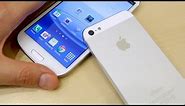 Apple iPhone 5 vs Samsung Galaxy S3 - Speedtest