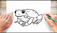 How to Draw A Realistic Frog