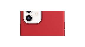 Apple Silicone Case with MagSafe (for iPhone 12, iPhone 12 Pro) - (PRODUCT)RED