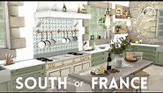SOUTH OF FRANCE COUNTRY HOUSE || Sims 4 || CC SPEED BUILD + CC List