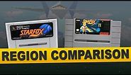 Starfox for Super Nintendo (Region Comparison)