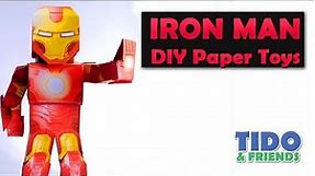 Iron Man DIY Paper Toys - Papercraft - Kreatifitas - Tutorial Cara Membuat Iron Man dgn Kertas