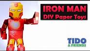Iron Man DIY Paper Toys - Papercraft - Kreatifitas - Tutorial Cara Membuat Iron Man dgn Kertas