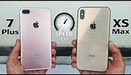 iPhone 7 Plus vs iPhone XS Max in 2022 | SPEED TEST!