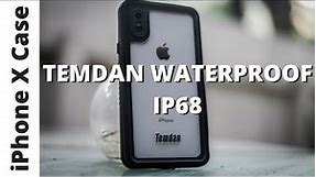 Temdan iPhone X Waterproof Case - Water Test!