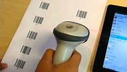 How to connect a wireless bluetooth barcode scanner to an iPad.