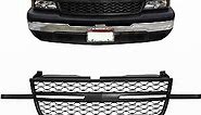 Grille Compatible With 05-06 Chevy Silverado, 2005 Silverado 2500 HD 3500/2006 Silverado 1500 1500HD 2500 HD 3500/2007 Silverado 1500 2500HD 3500 Classic Front Bumper Mesh Grill