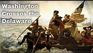 25th December 1776: George Washington crosses the Delaware with a column of the Continental Army