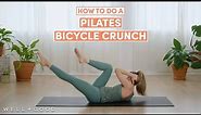 How to do A Pilates Bicycle Crunch | The Right Way | Well+Good