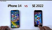 iPhone 14 vs iPhone SE 2022 - SPEED TEST