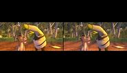 Shrek 3D Clips in TRUE 3D !!