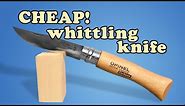 Best BUDGET Pocket Knife for Whittling! Opinel Carbon Steel Knife Review